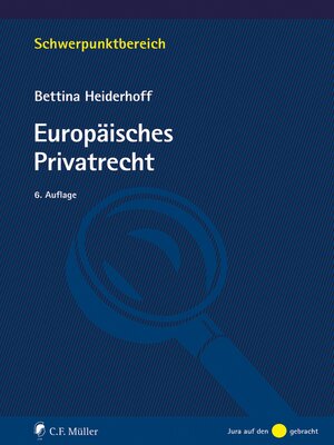 cover image of Europäisches Privatrecht
